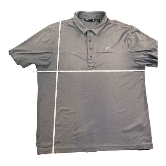 Travis Mathew Men's Collared Short Sleeve Golf Polo Shirt Charcoal Gray Medium - Picture 4 of 8